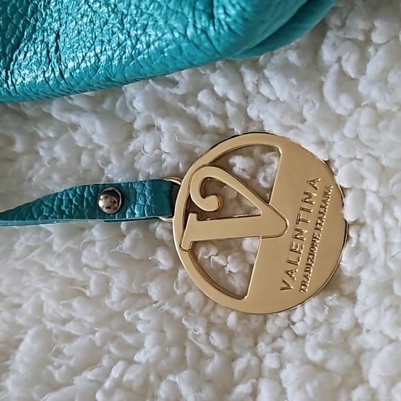 Valentina convertible hobo crossbody bag in Turquoise - Picture 2 of 6